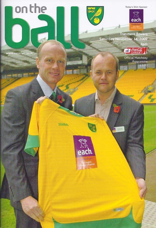 Norwich City FC v Tranmere Rovers FC